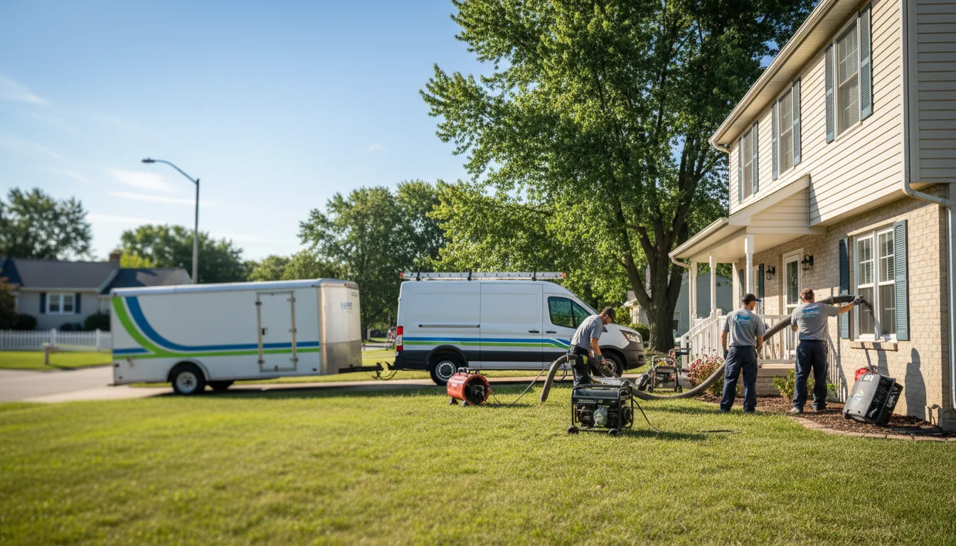 Flooded Basement Restoration And Cleanup With Repair in Parkman, OH near me